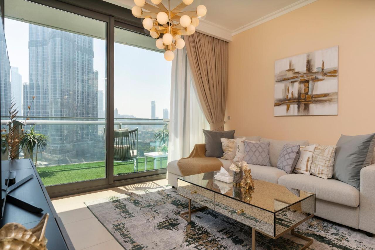 דירות דובאי Prestige Living 1Br With Full Burj Khalifa View By Auberge מראה חיצוני תמונה