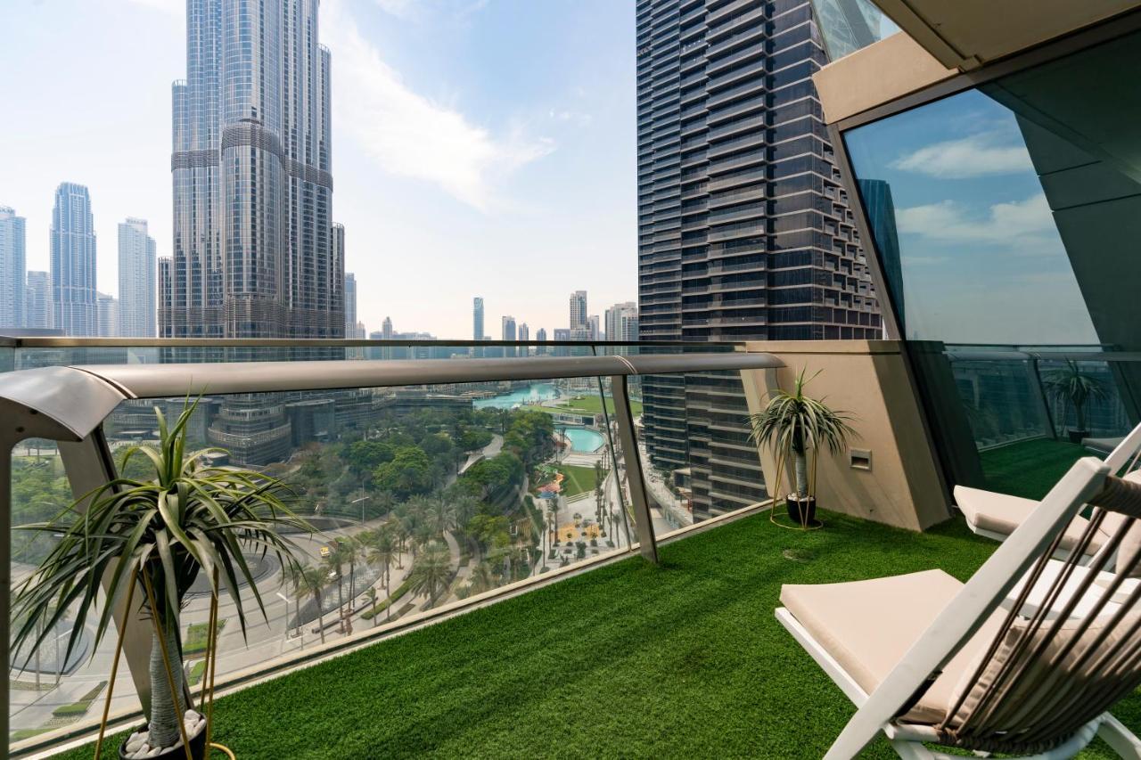 דירות דובאי Prestige Living 1Br With Full Burj Khalifa View By Auberge מראה חיצוני תמונה